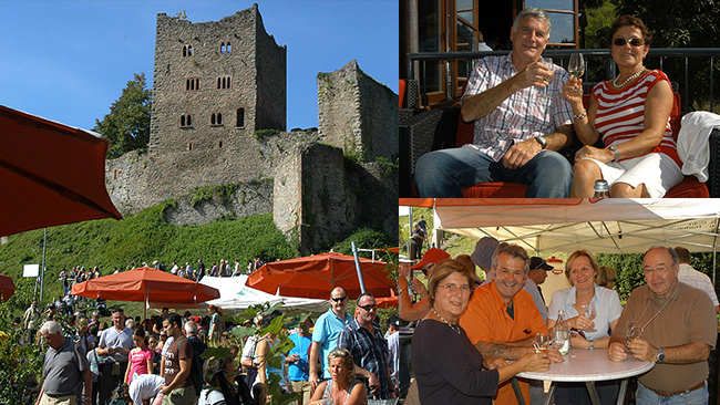 Kulinarische Weinwanderung auf der Schauenburg