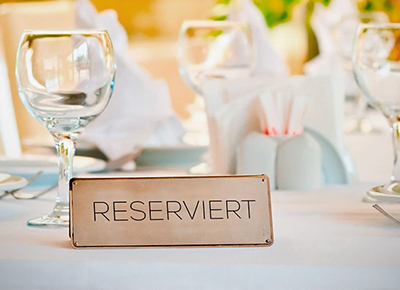 Tischreservierung